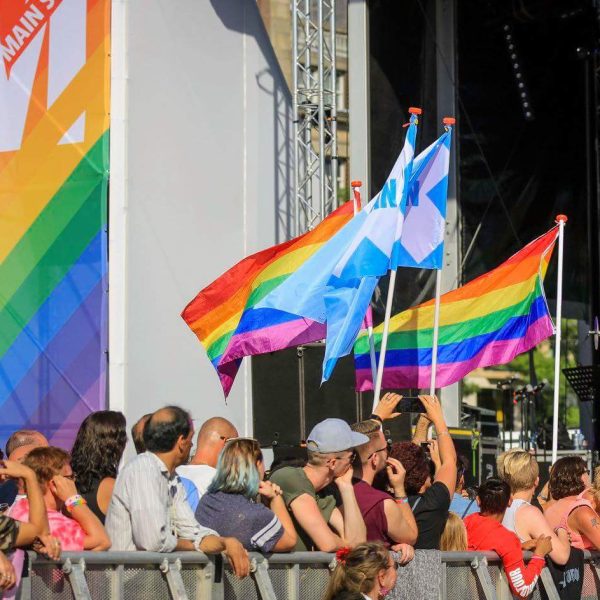 IranPride flag in Amsterdam Pride 2017 Closing