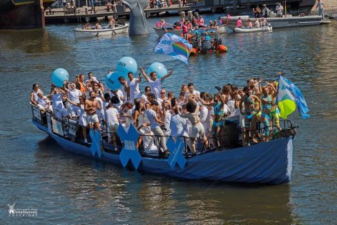 The Iran Boat in Amsterdam Canal Pride 2017