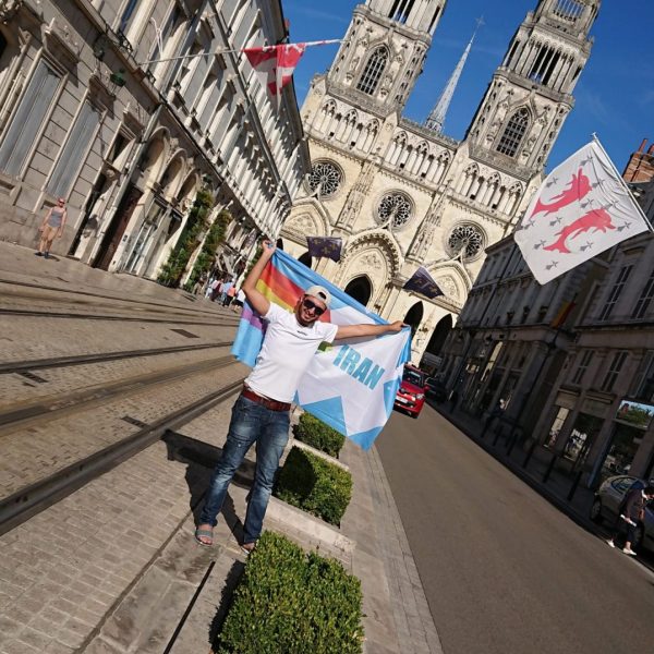 IranPride flag in France