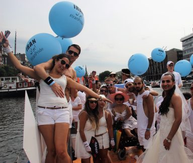 The Iran Boat in Amsterdam Canal Pride 2018