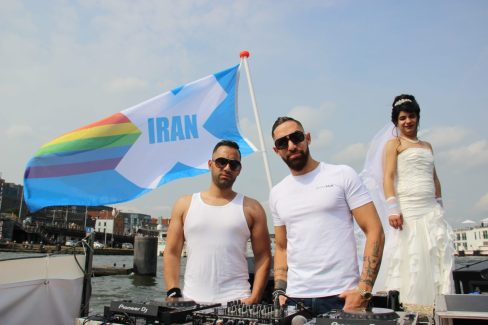 The Iran Boat in Amsterdam Canal Pride 2018
