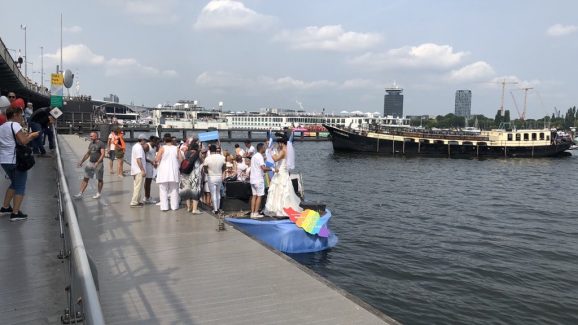 The Iran Boat in Amsterdam Canal Pride 2018